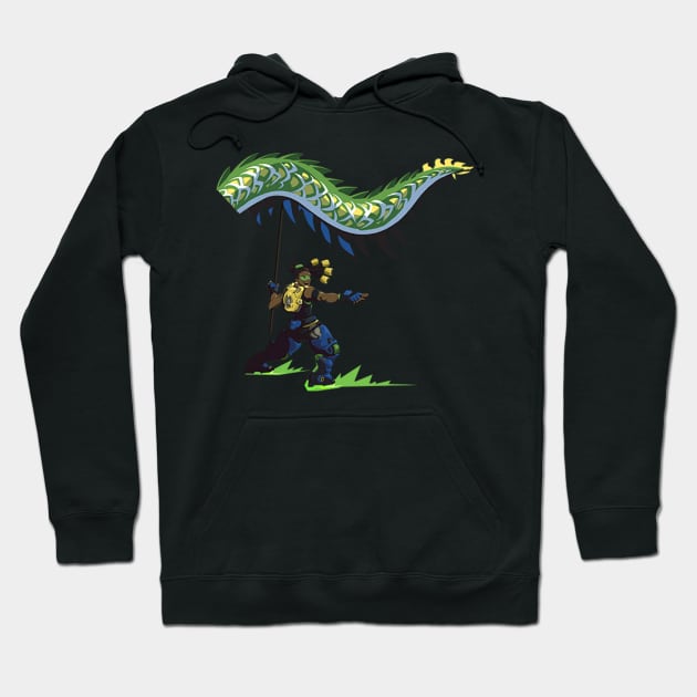 Lucio Dragon Dance Hoodie by Genessis